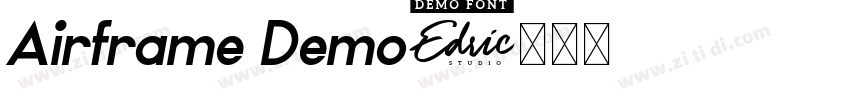Airframe Demo字体转换